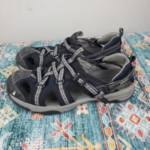 Ahnu Black Gray Sandal Men Shoe